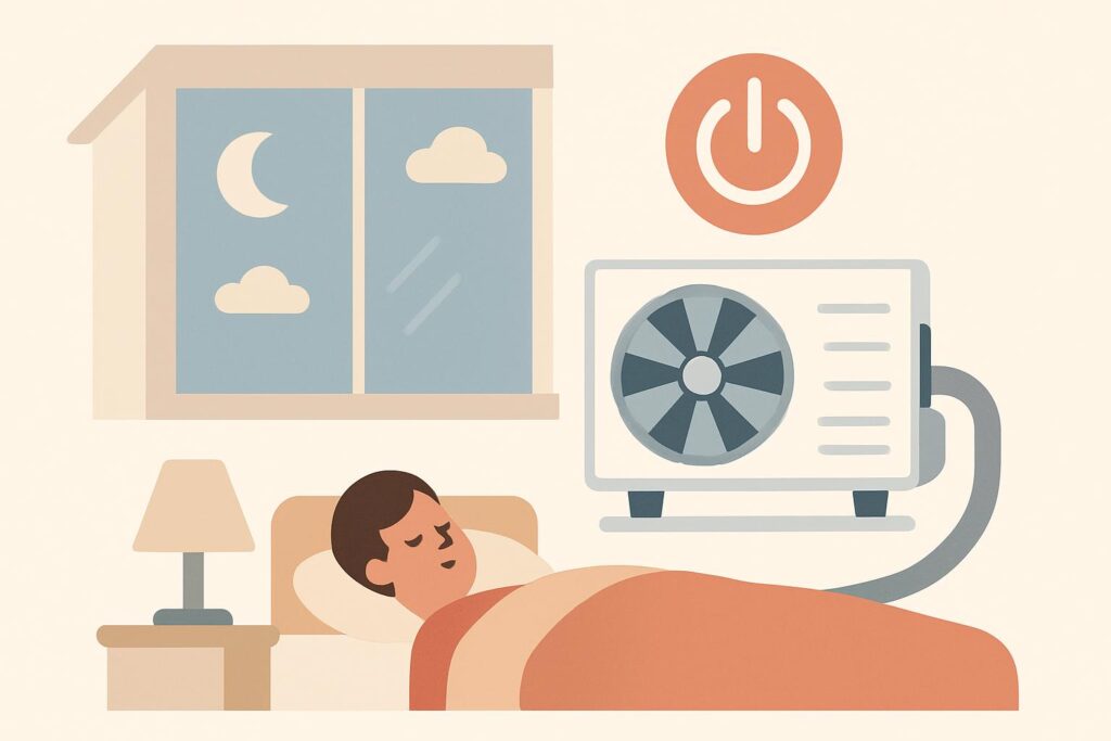 heat pump overnight energy saving