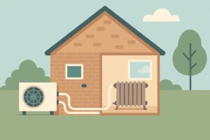 heat pump retrofit old radiators