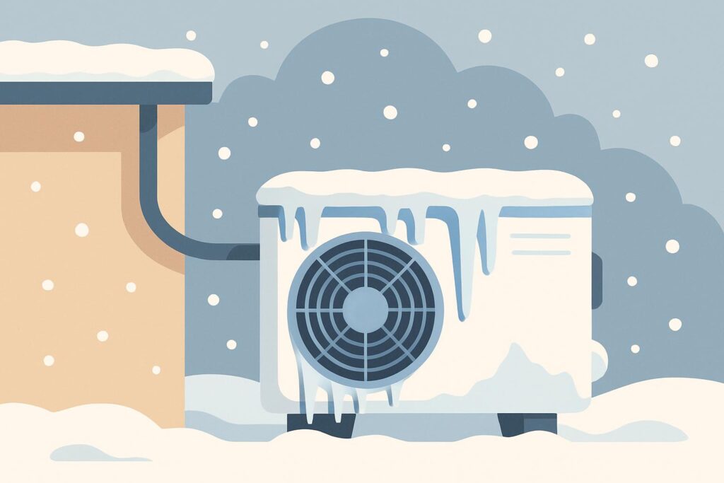 Worksop heat pump to ice over 